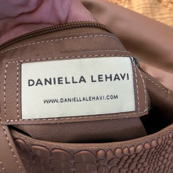 Daniella Lehavi Brown Textured Women's Backpack - Picture 8 of 10